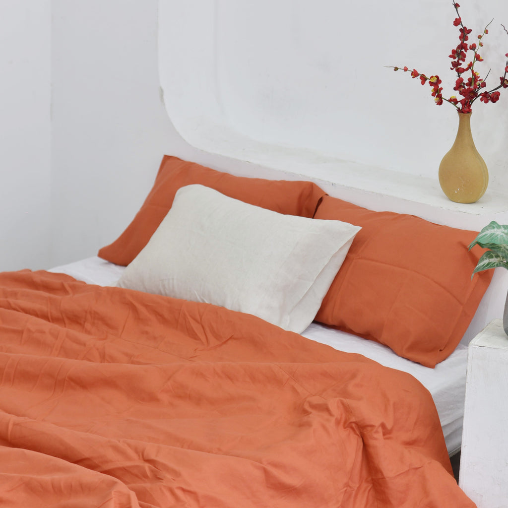 Squash Bamboo Linen Bedding Sets