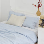Pale Bamboo Linen Bedding Sets