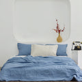 Cerulean Bamboo Linen Bedding Sets