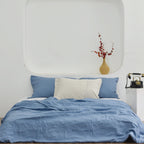 Cerulean Bamboo Linen Bedding Sets