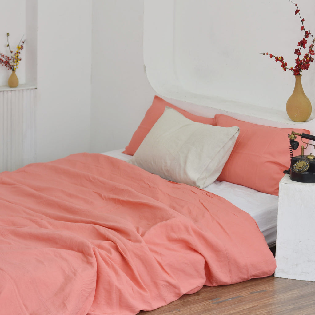 Raspery Bamboo Linen Bedding Sets