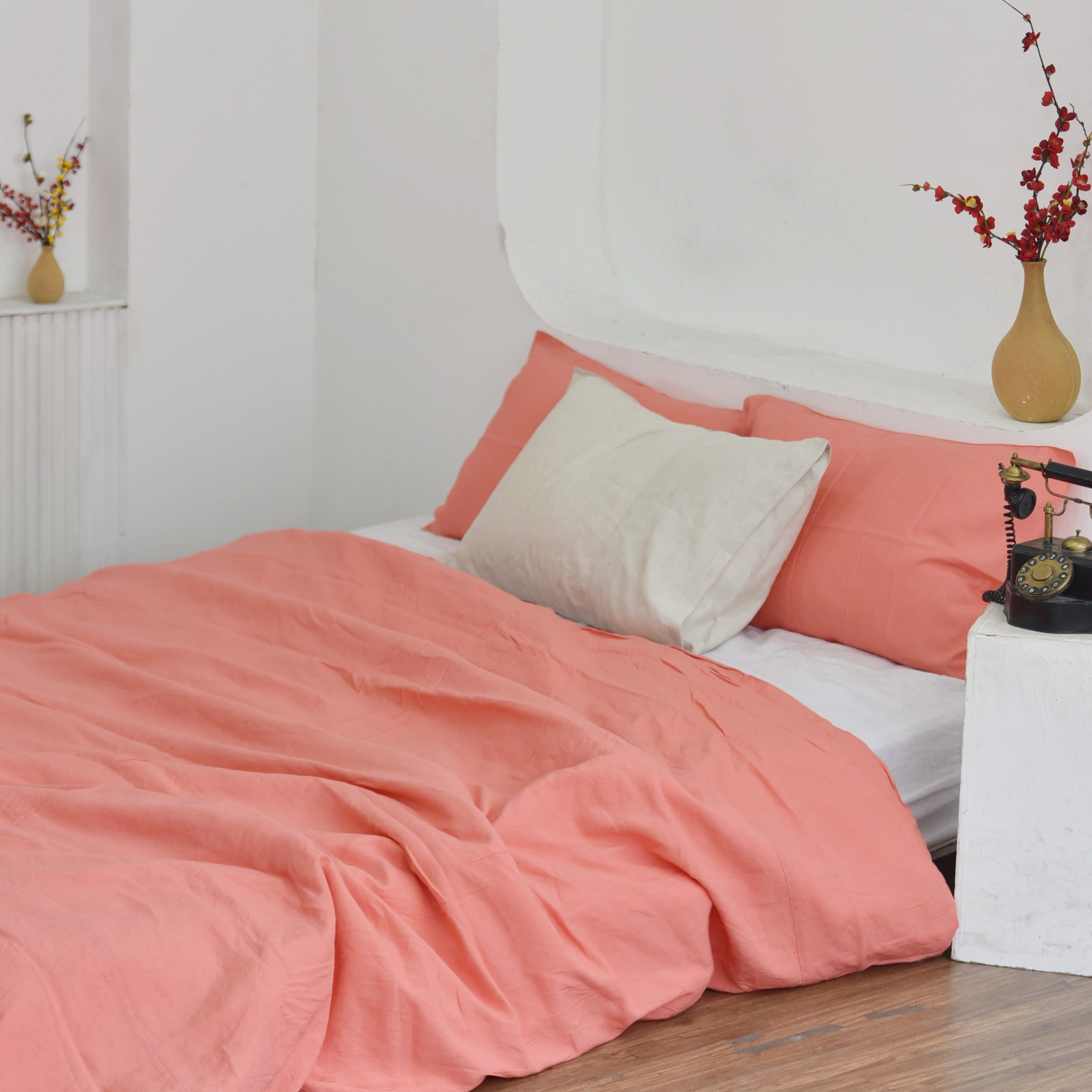 Raspery Bamboo Linen Bedding Sets