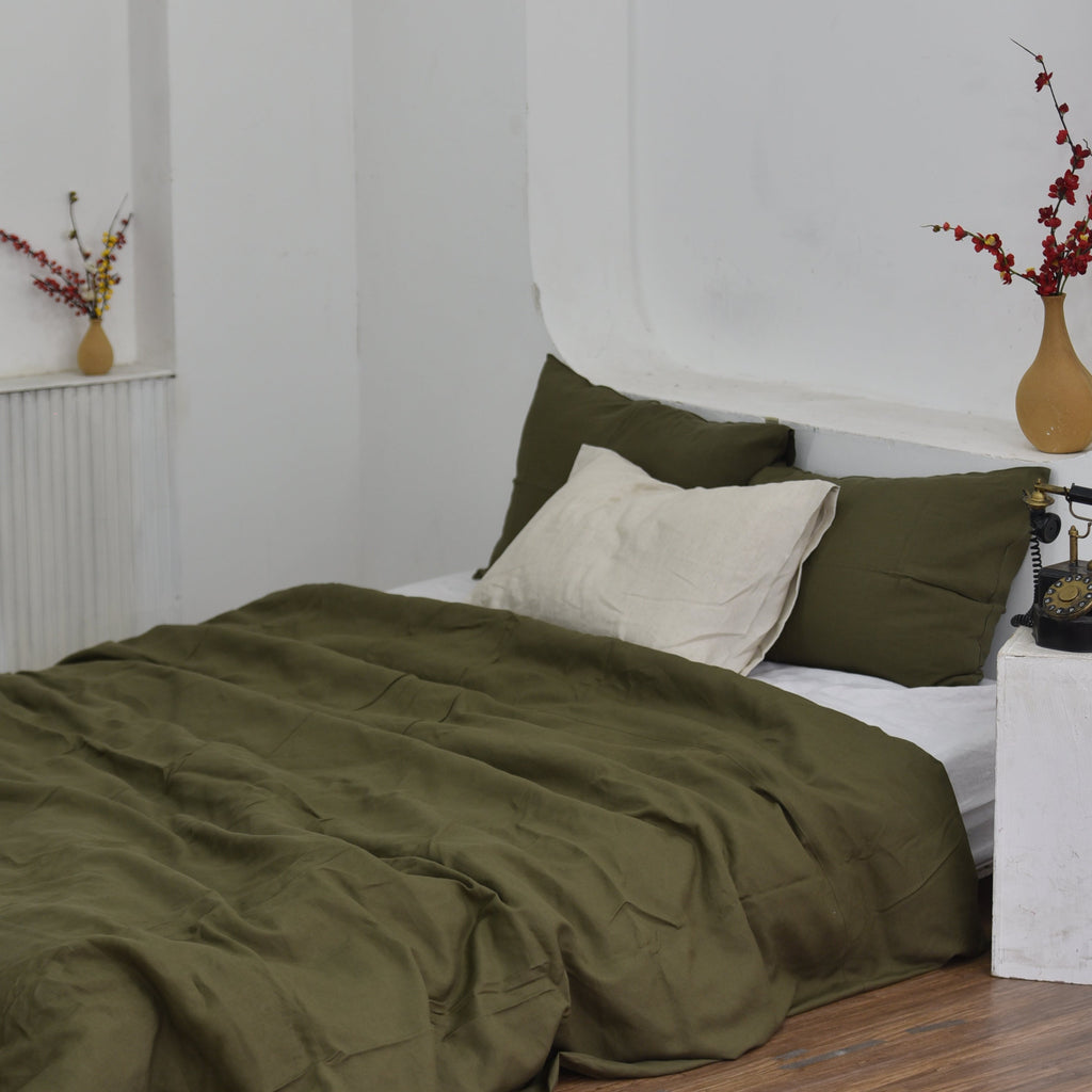 Seaweed Bamboo Linen Sheet Sets - 19