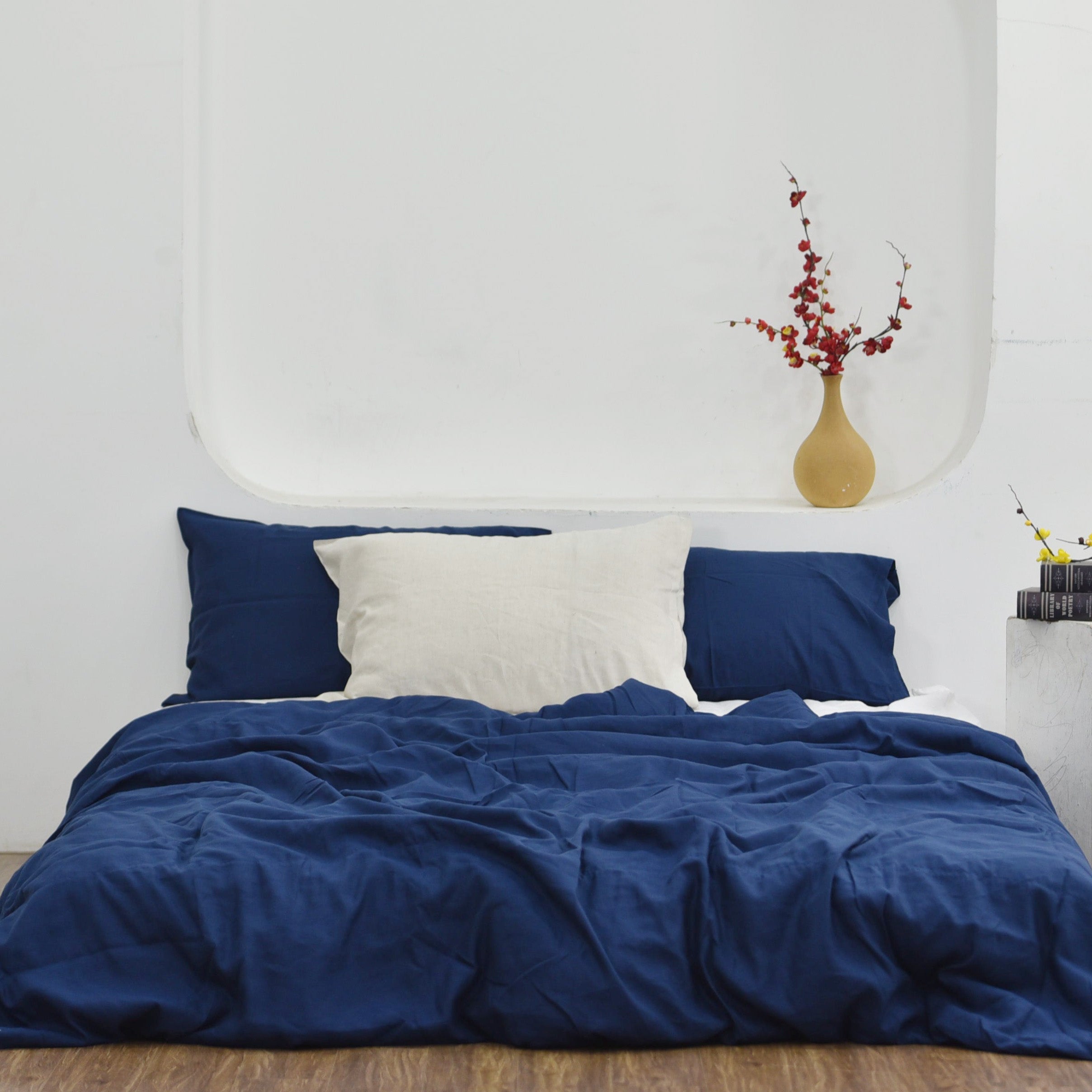 Berry Bamboo Linen Bedding Sets