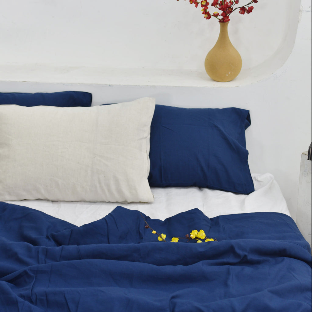 Berry Bamboo Linen Bedding Sets