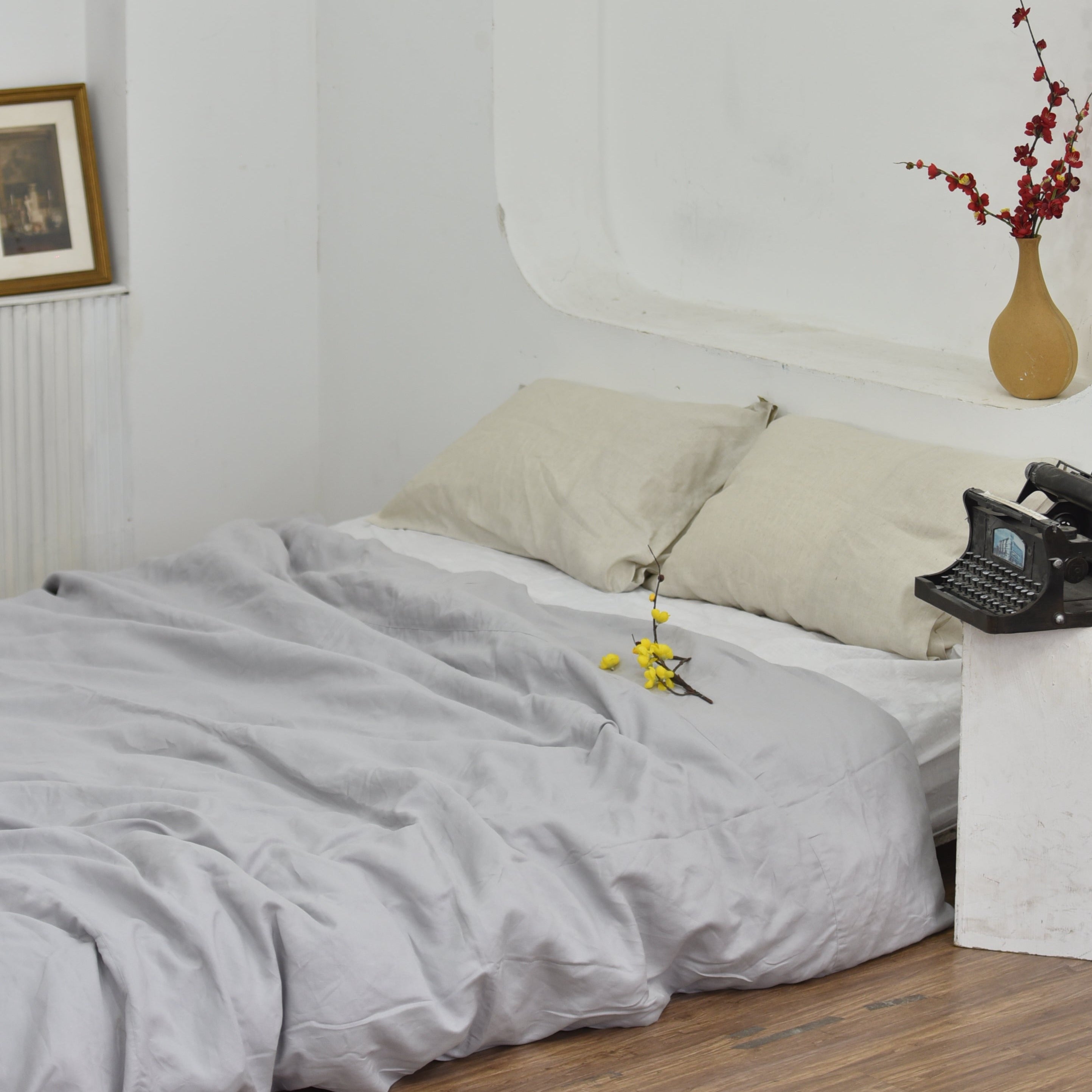 Rice Bamboo Linen Bedding Sets