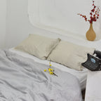 Smoke Bamboo Linen Sheet Sets - 48