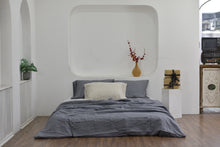 Load image into Gallery viewer, Bamboo Linen Duvet Cover - Denim
