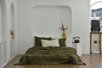 Bamboo Linen Duvet Cover - Juniper
