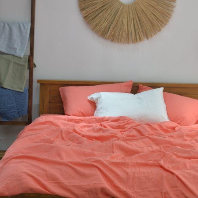 Raspery Bamboo Linen Bedding Sets