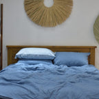 Cerulean Bamboo Linen Bedding Sets