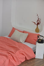 Bamboo Linen Duvet Cover - Raspery