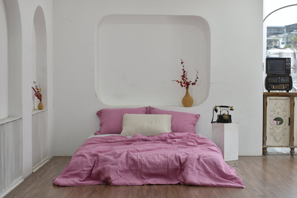 Bamboo Linen Duvet Cover - Taffy