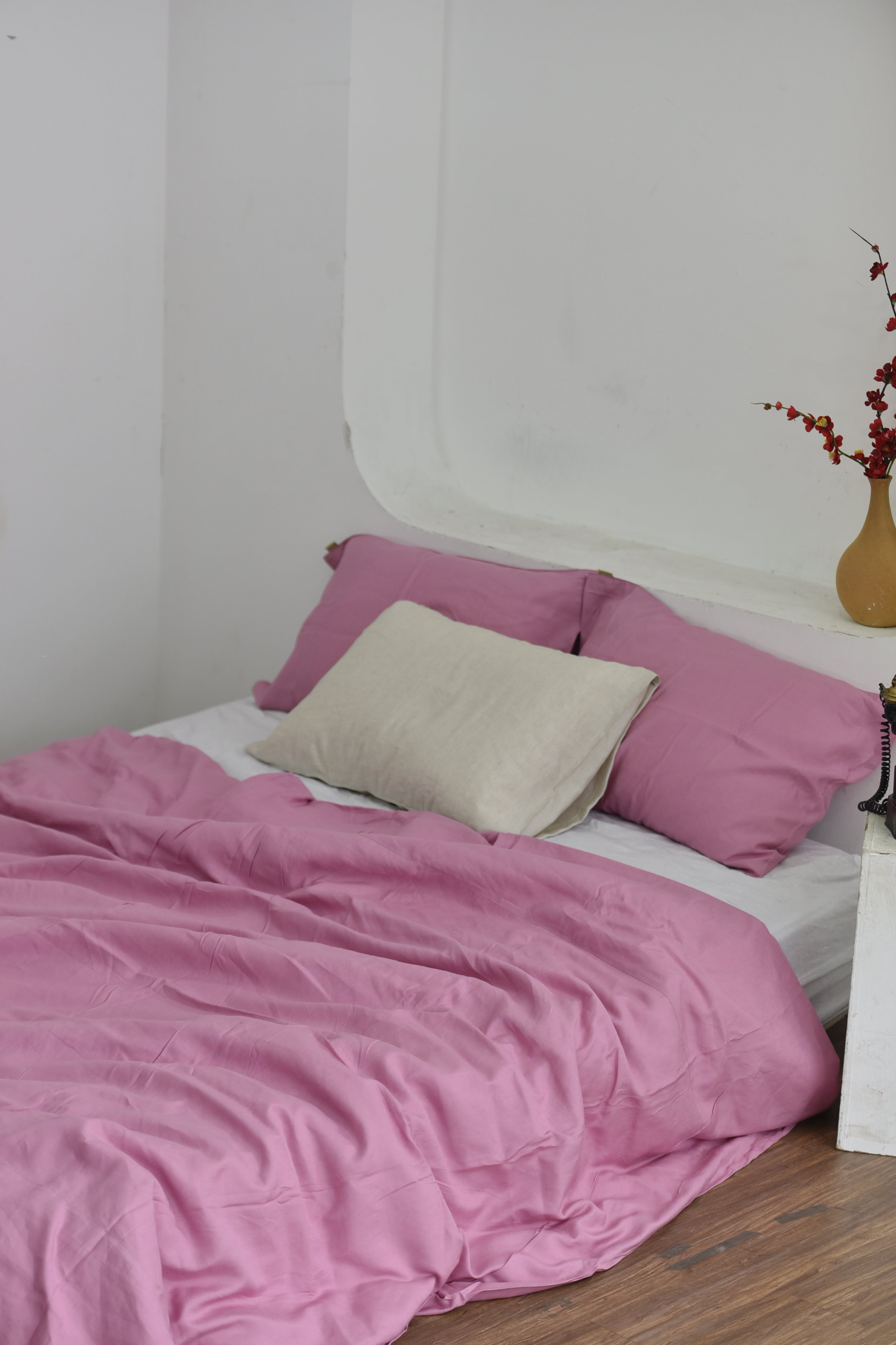 Bamboo Linen Duvet Cover - Taffy