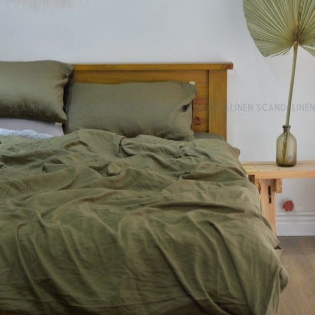 Seaweed Bamboo Linen Sheet Sets - 19