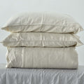 Bamboo Linen Duvet Cover - Rice