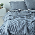 Bamboo Linen Duvet Cover - Flint