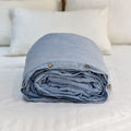 Blue French Linen Duvet Cover - Yarn Dyeing 42