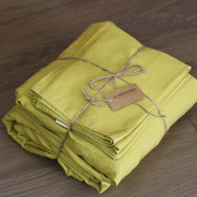 Butter Bamboo Linen Bedding Sets