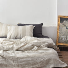 Load image into Gallery viewer, Big Striped French Linen Bedding Sets (4 pieces) - Yarn Dyeing
