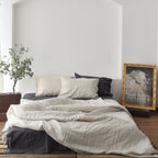 Flax French Linen Bedding Sets (4 pieces) - Plain Dyeing