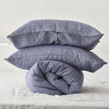 Jean French Linen Duvet Cover+2 Pillowcases Set - Yarn Dyeing 41