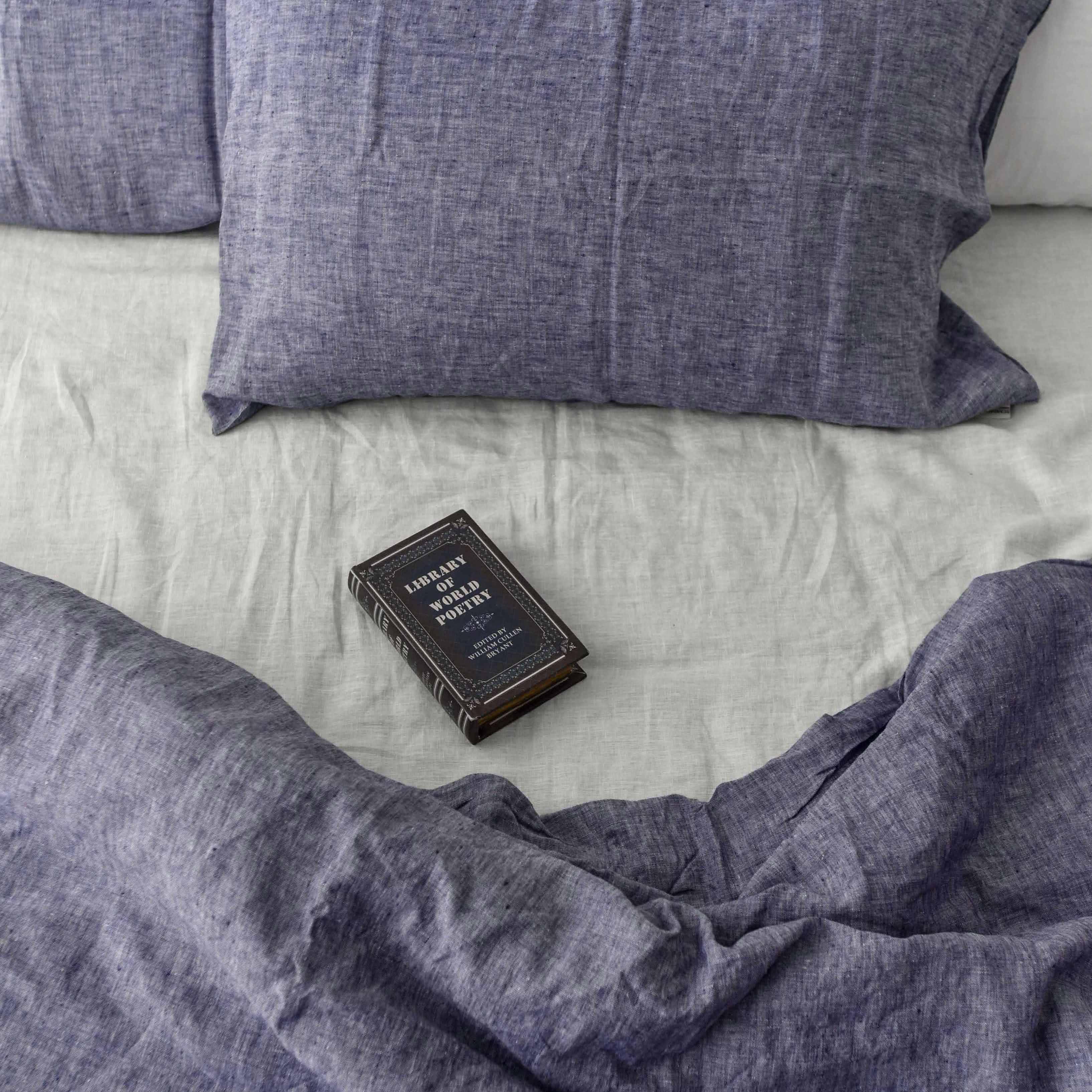 Jean French Linen Bedding Sets (4 pieces) - Yarn Dyeing