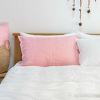 Red Pink French Linen Pillowcase - Yarn Dyeing 43