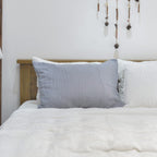 Stone French Linen Pillowcase - Plain Dyeing 15