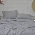 Stone French Linen Bedding Sets (4 pieces) - Plain Dyeing