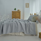 Stone French Linen Pillowcase - Plain Dyeing 15