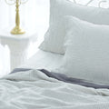 Striped French Linen Bedding Sets (4 pieces) - Yarn Dyeing