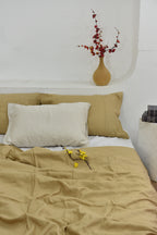 Bamboo Linen Duvet Cover - Sugar
