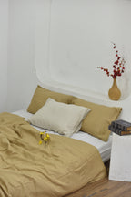 Bamboo Linen Duvet Cover - Sugar