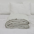 Black Striped French Linen Duvet Cover - Yarn Dyeing 59